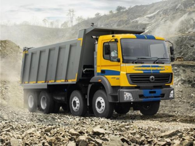 BharatBenz tipper trucks are durable and have best-in-class capacity