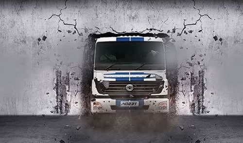 All BharatBenz trucks have stronng frames and come loaded with safety features